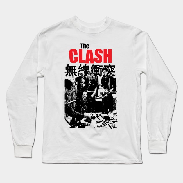 The Clash - Tokyo Crime Fanart Long Sleeve T-Shirt by AION